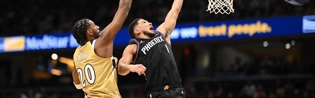 布克22+6+5布鲁克斯26分 太阳擒奇才4连胜